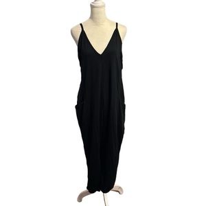 WILD FABLE black v-neck jumpsuit